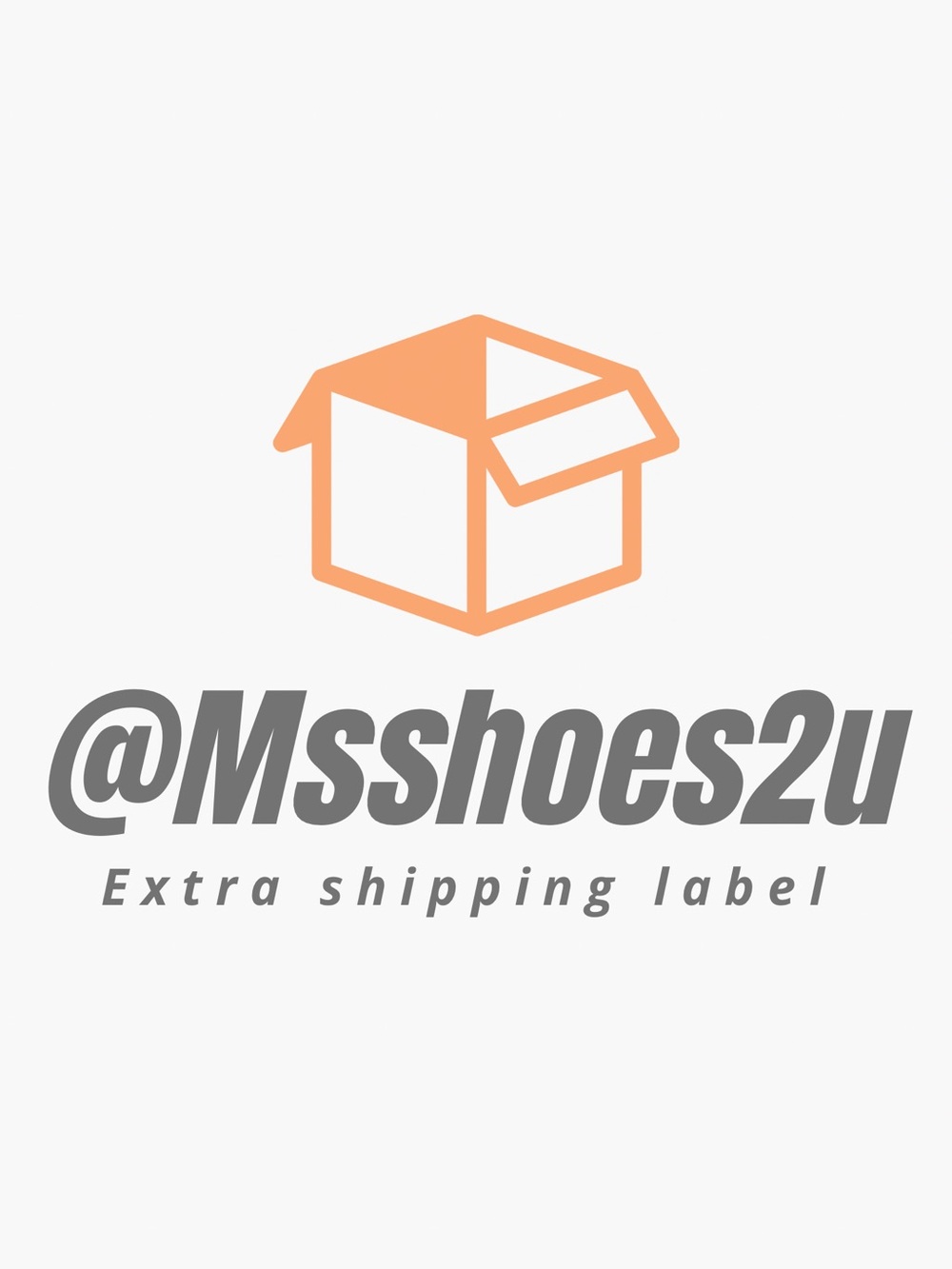 @Msshoes2u Extra Shipping Label